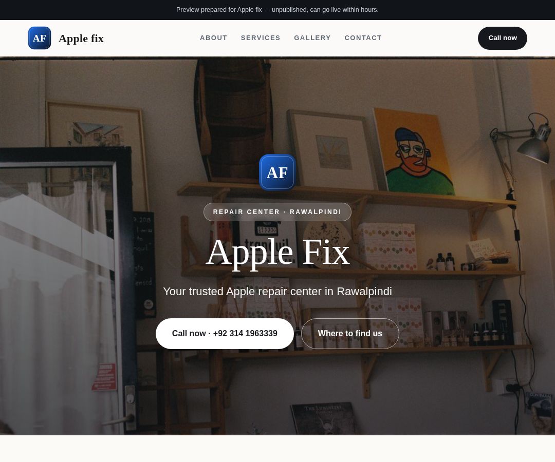 Apple fix