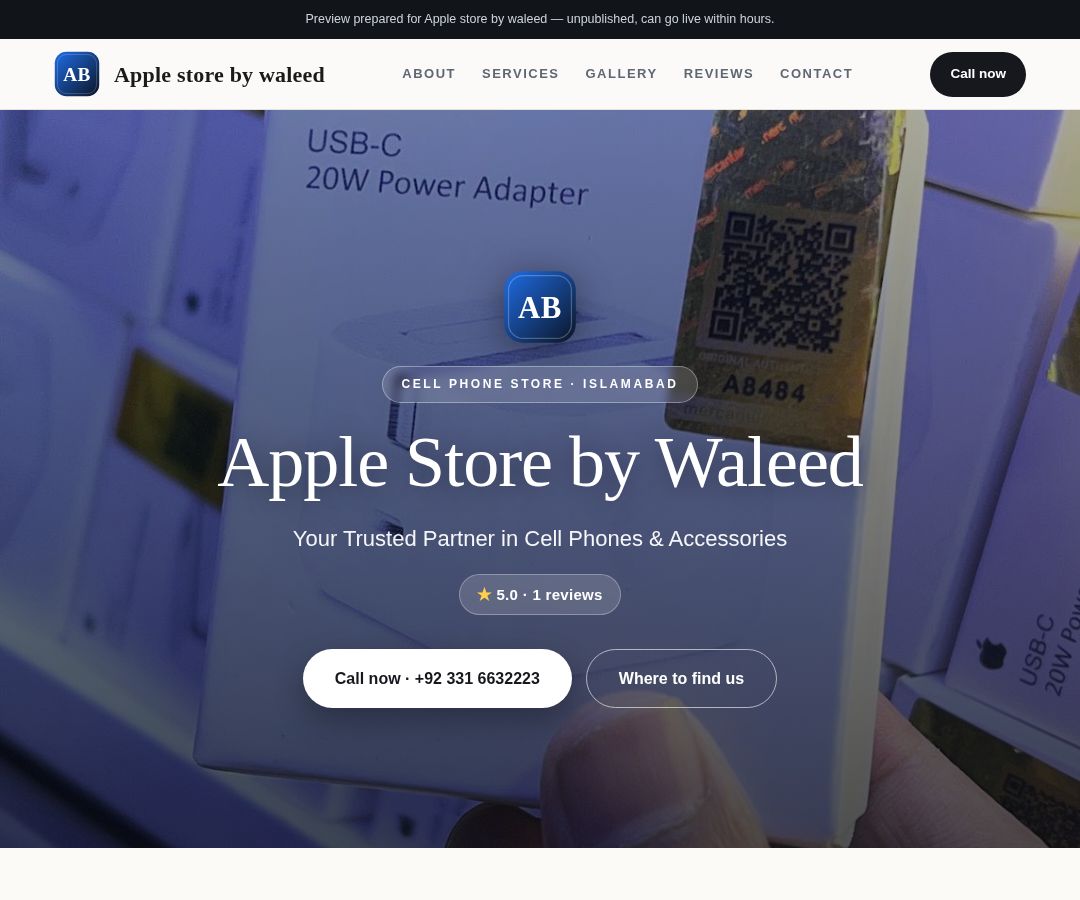 Apple store by waleed