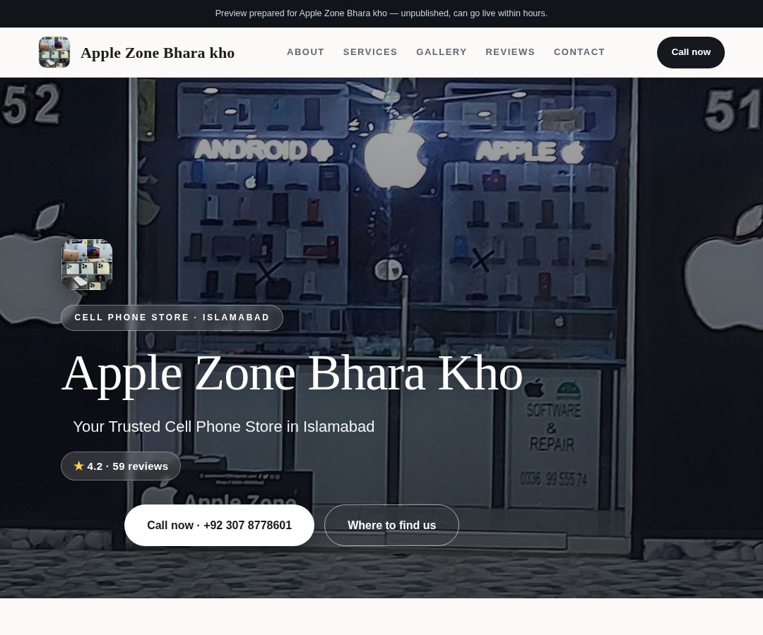 Apple Zone Bhara kho