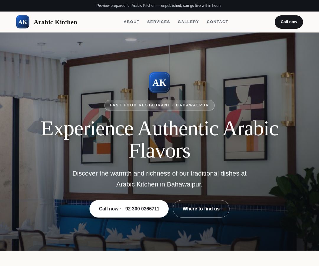 Arabic Kitchen