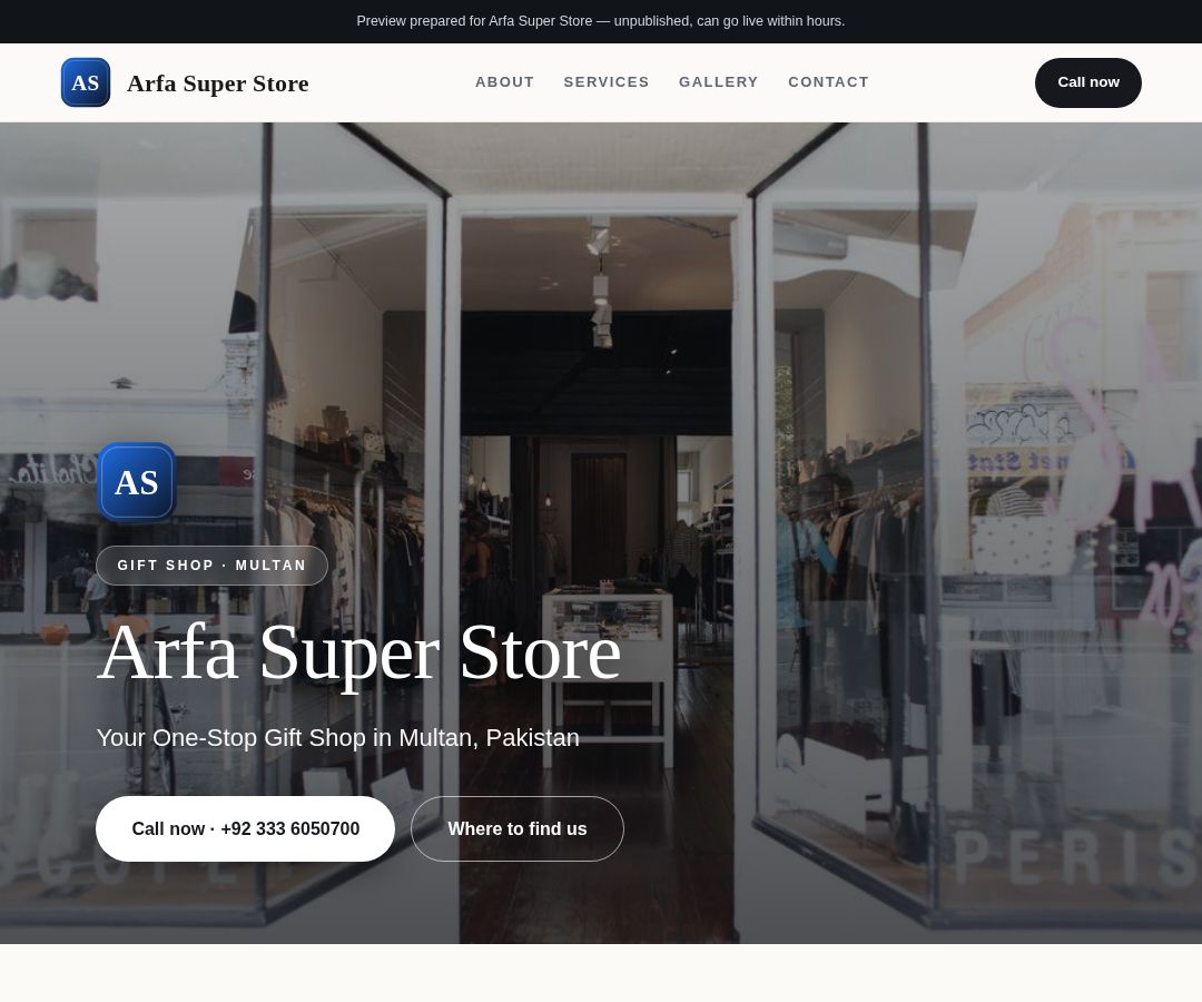 Arfa Super Store