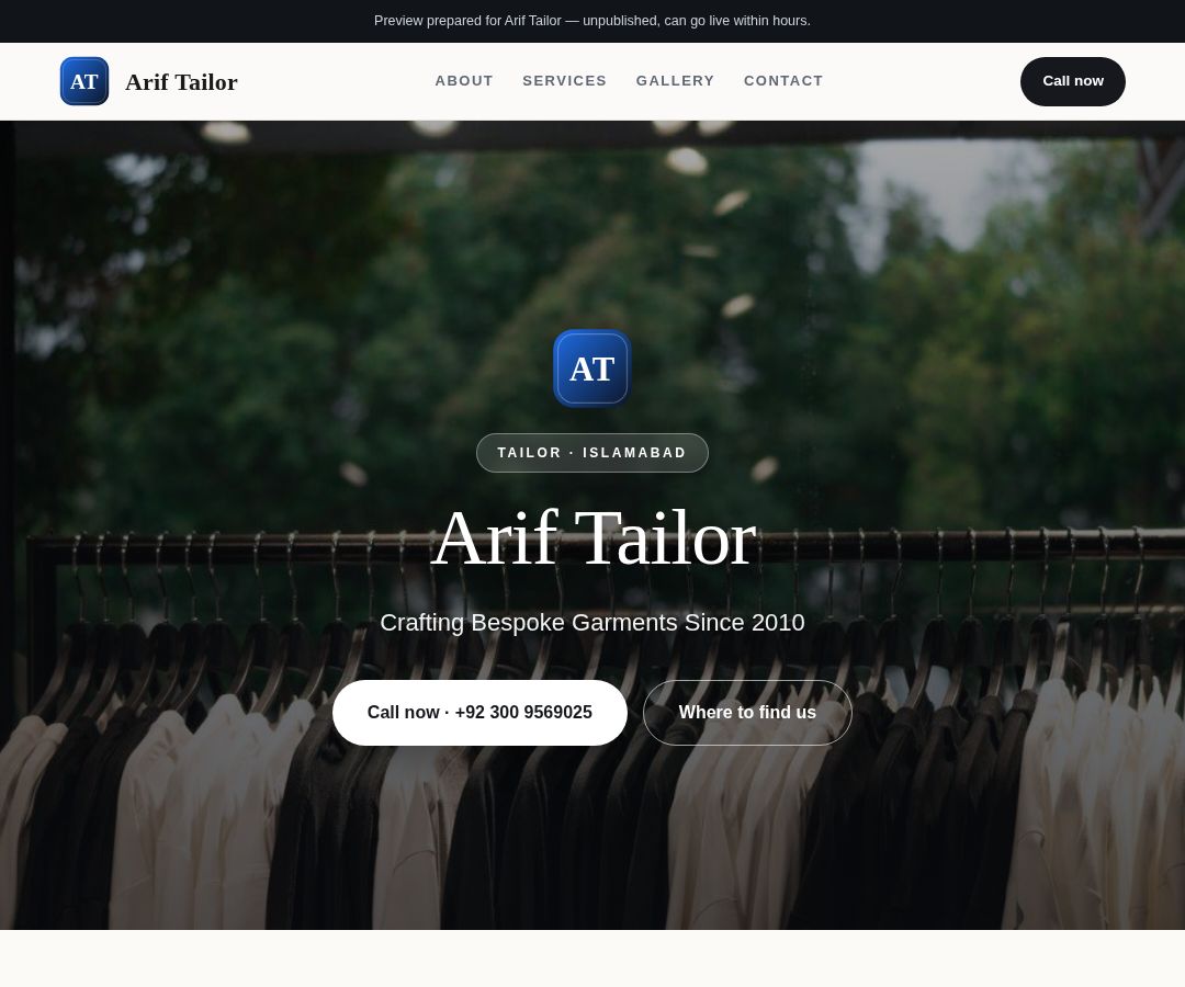Arif Tailor