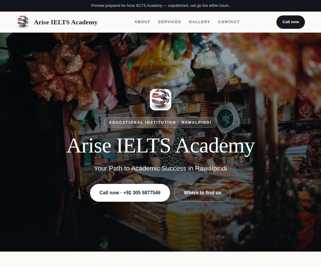 Arise IELTS Academy