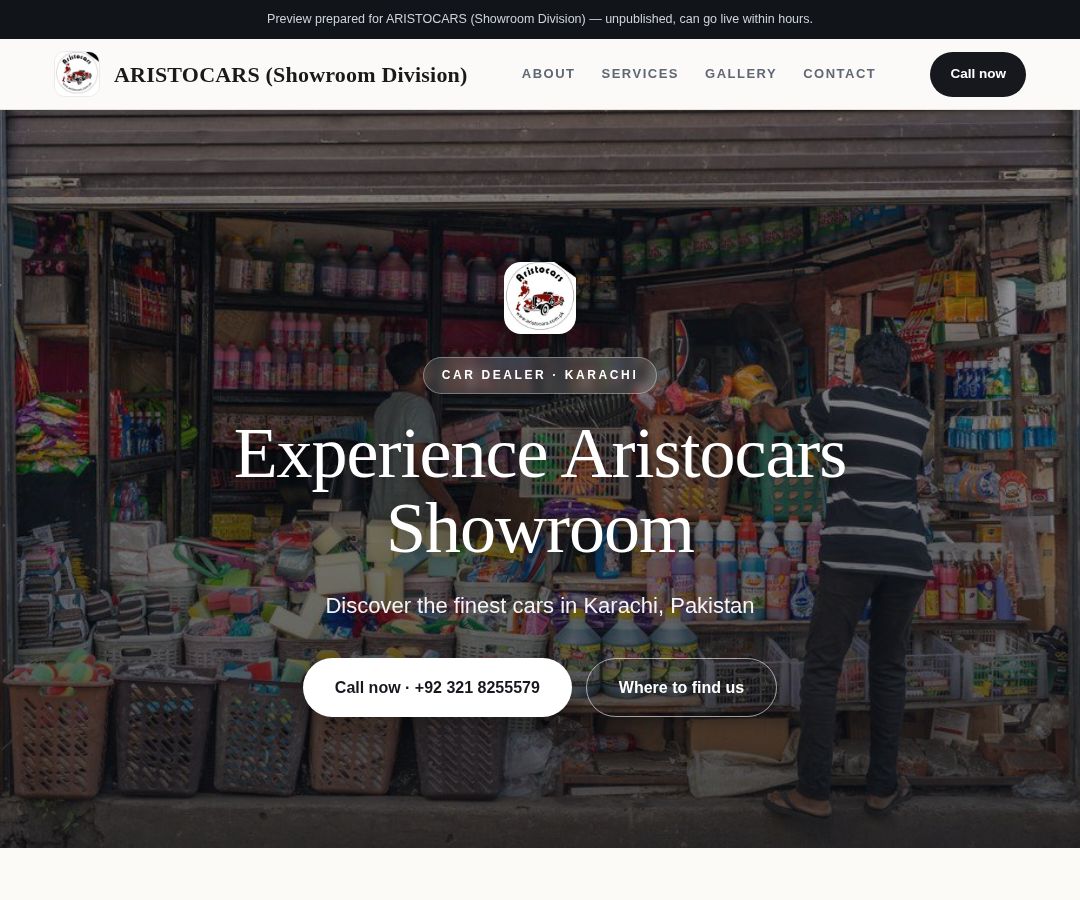 ARISTOCARS (Showroom Division)