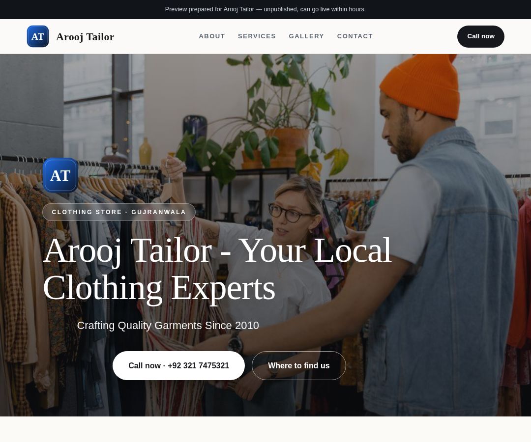 Arooj Tailor
