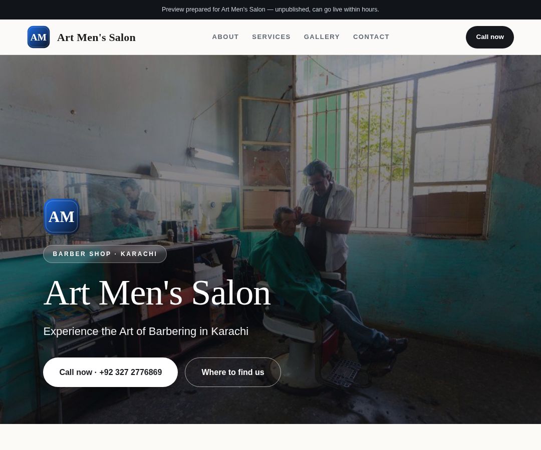 Art Men's Salon