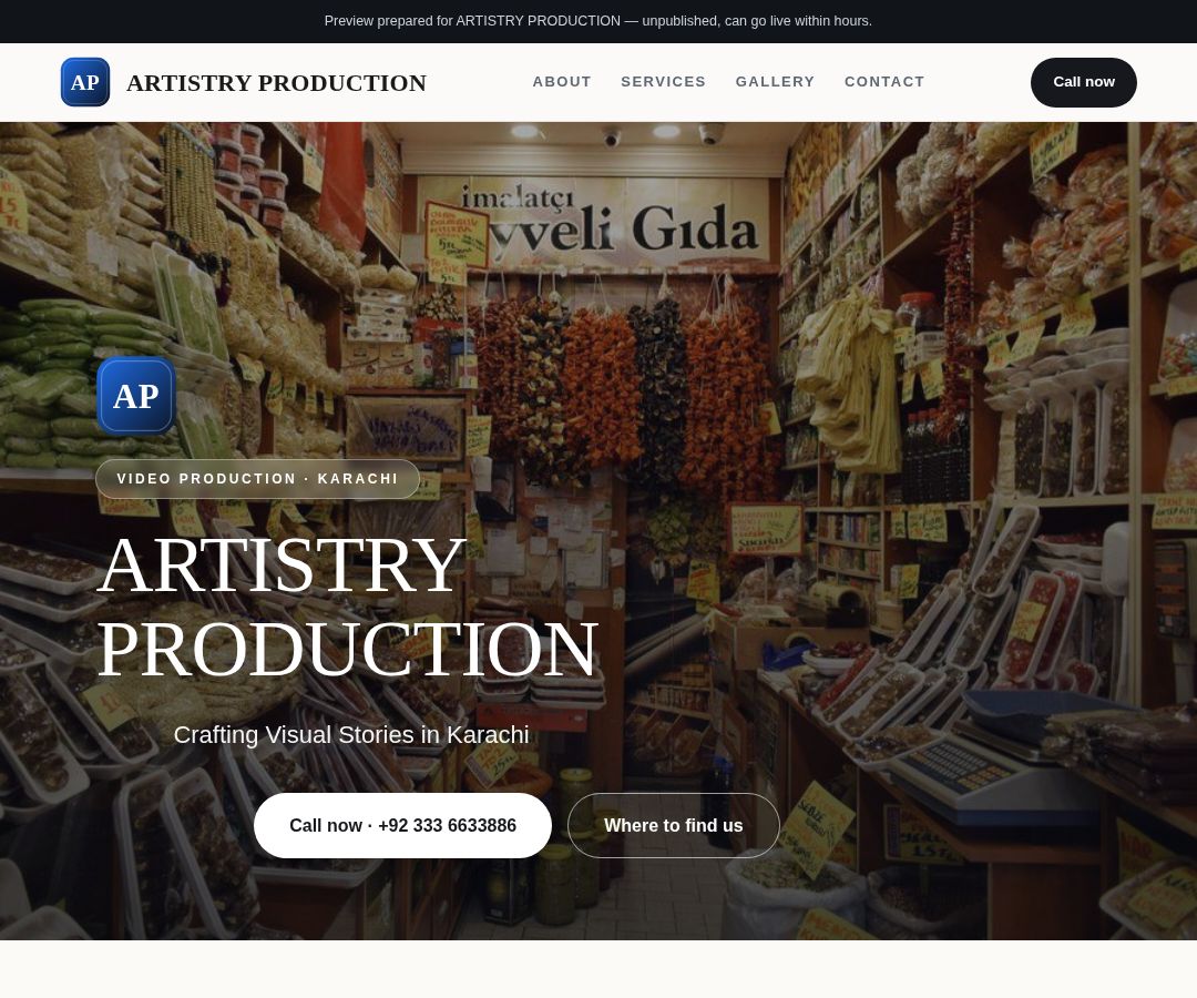 ARTISTRY PRODUCTION