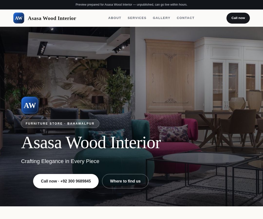 Asasa Wood Interior