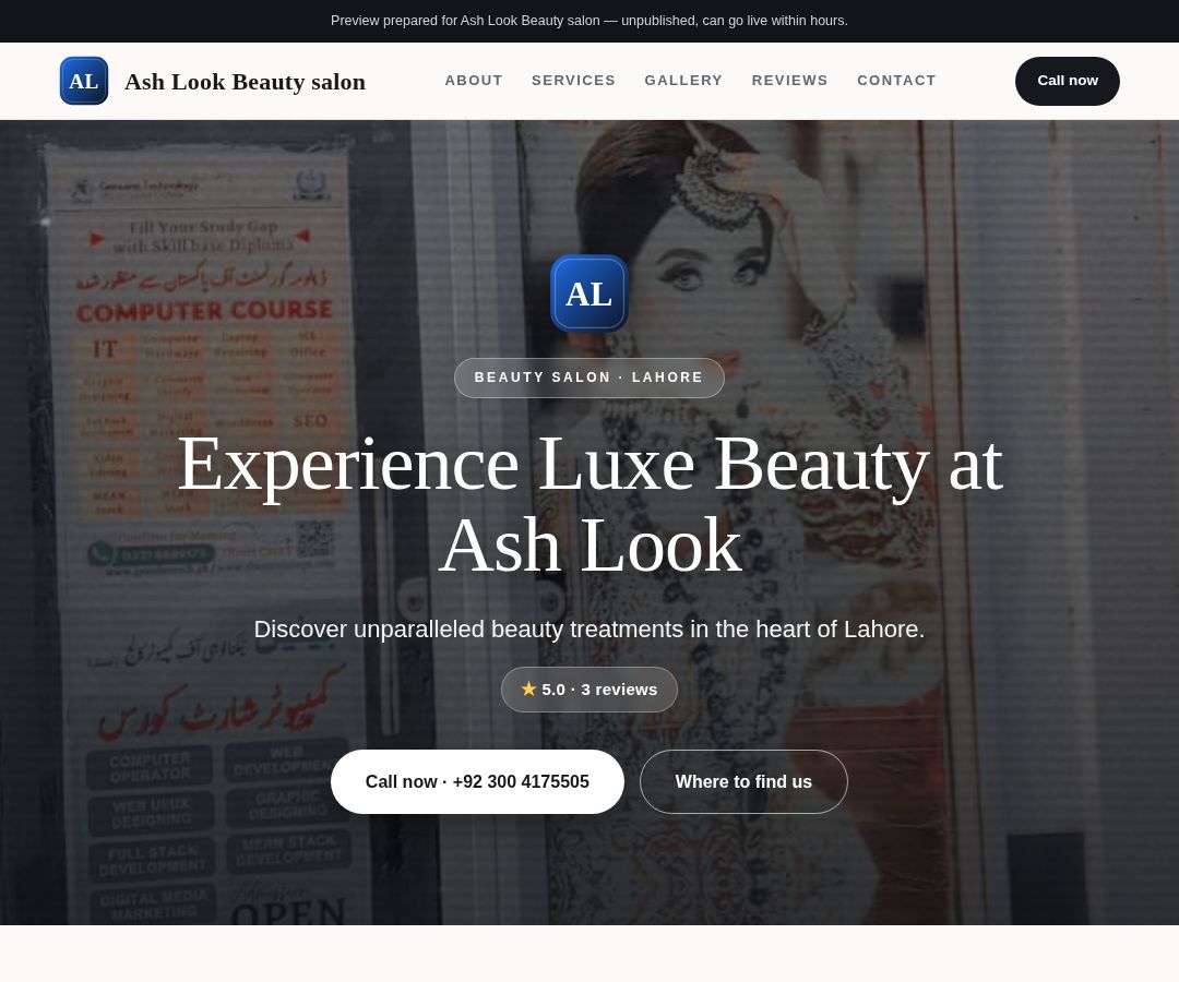 Ash Look Beauty salon