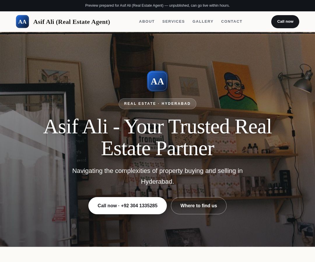 Asif Ali (Real Estate Agent)