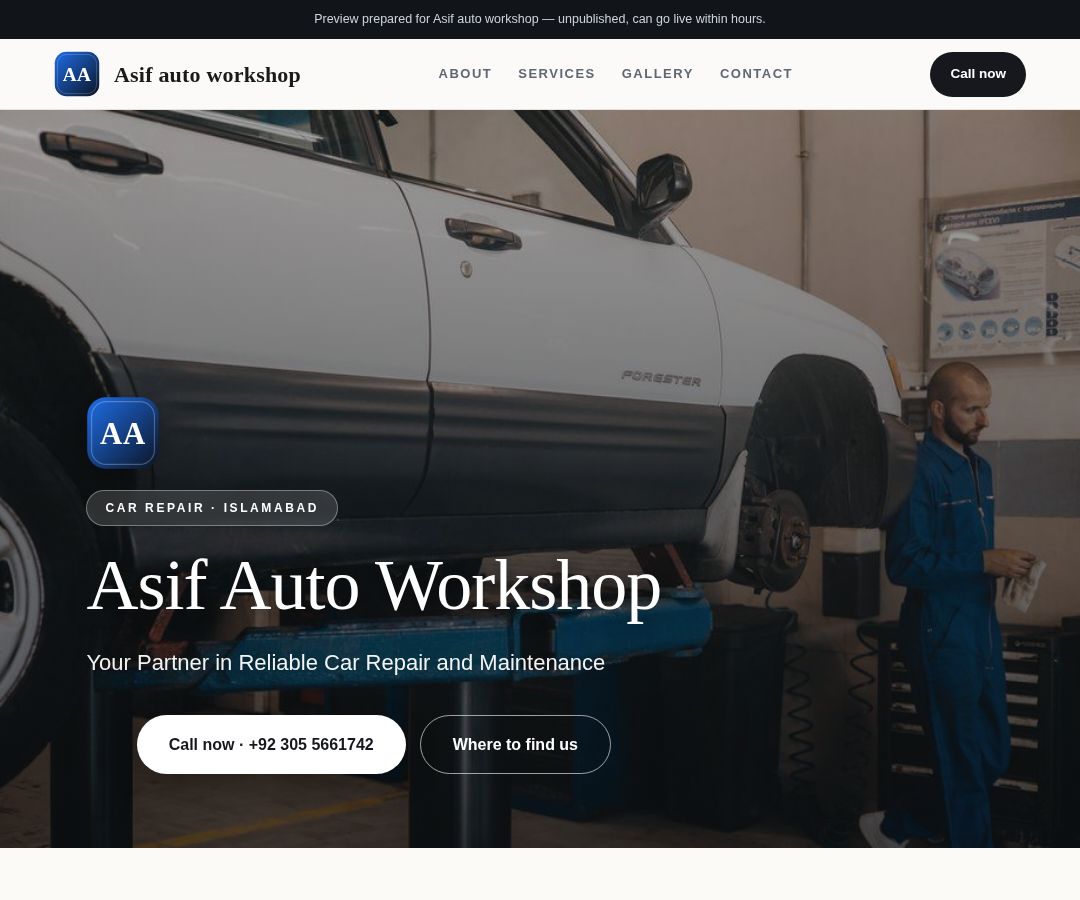 Asif auto workshop
