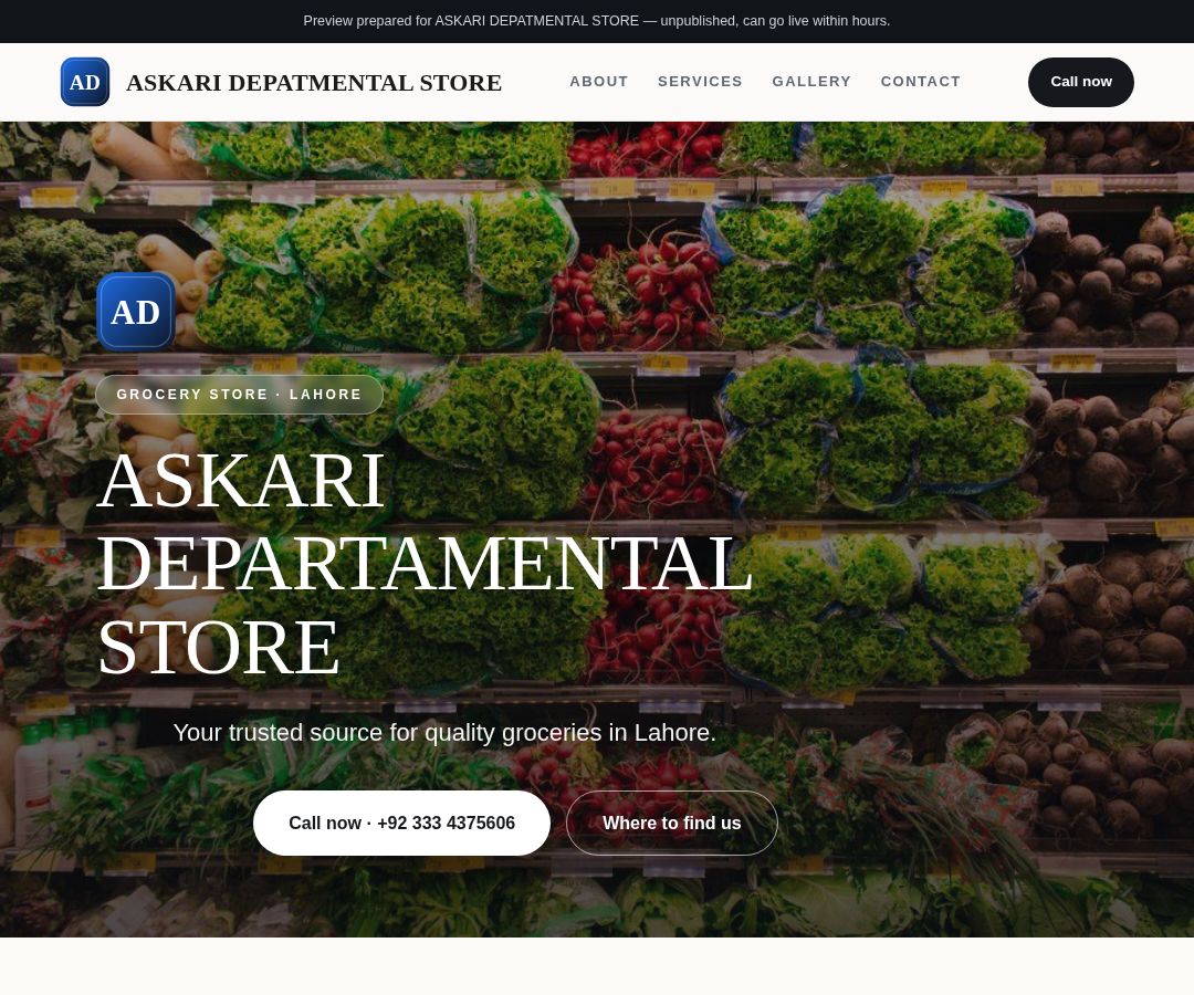 ASKARI DEPATMENTAL STORE
