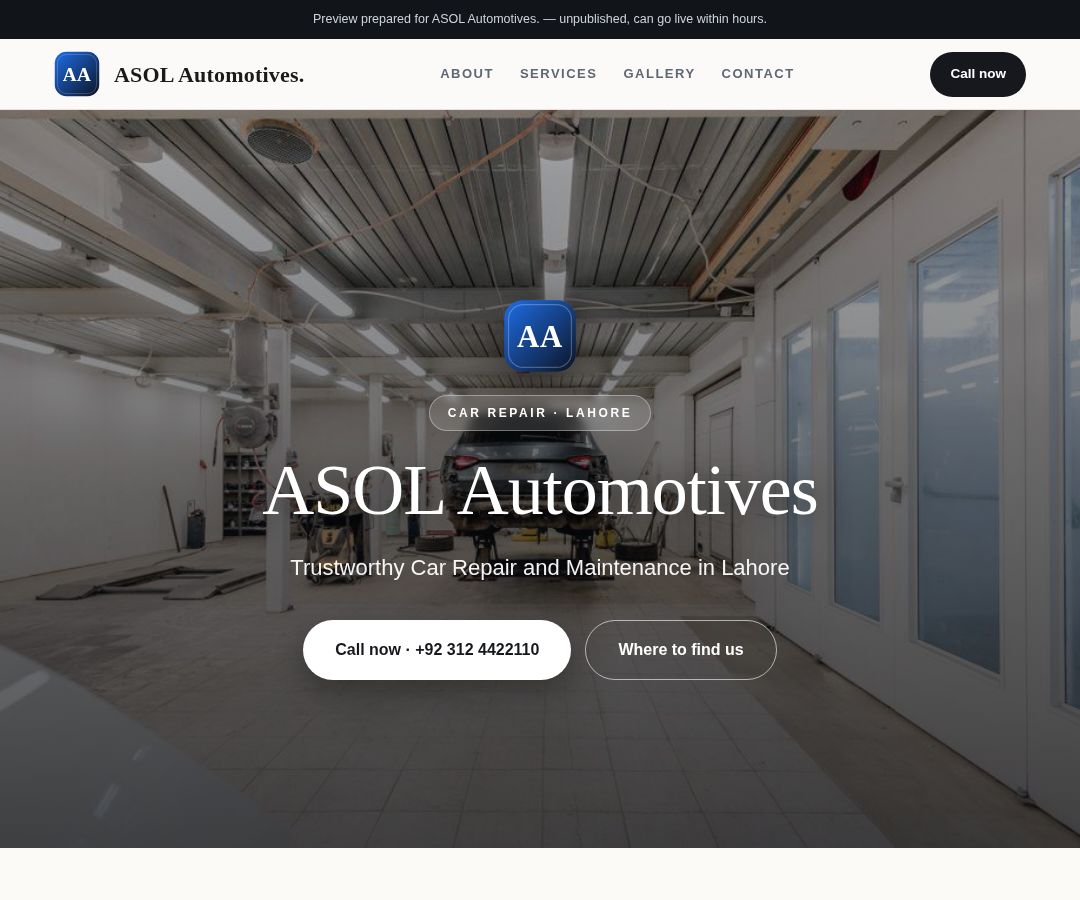 ASOL Automotives.
