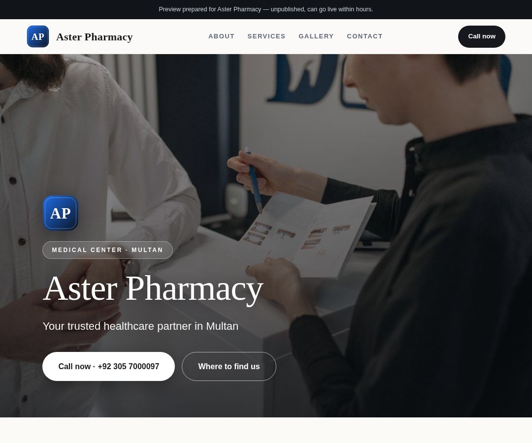 Aster Pharmacy