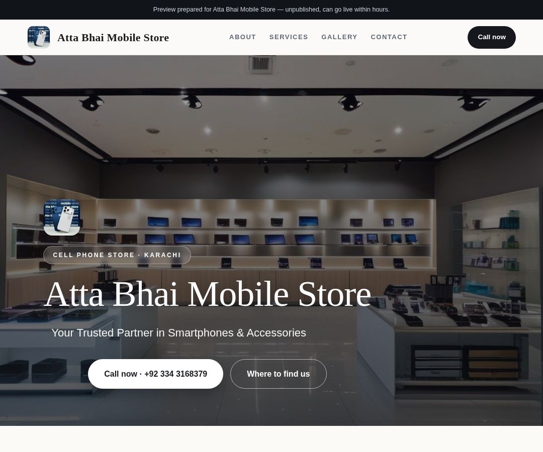 Atta Bhai Mobile Store