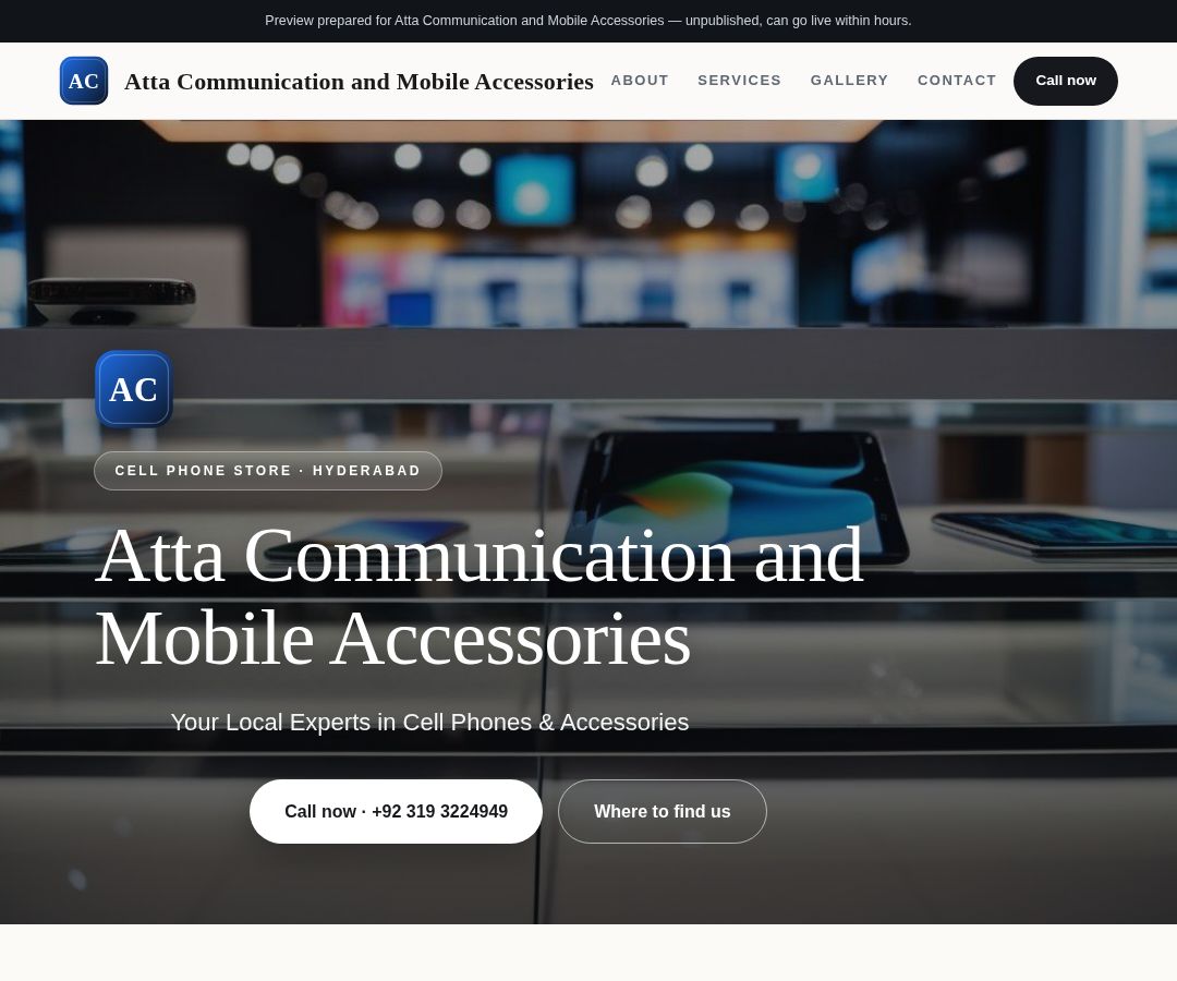Atta Communication and Mobile Accessories