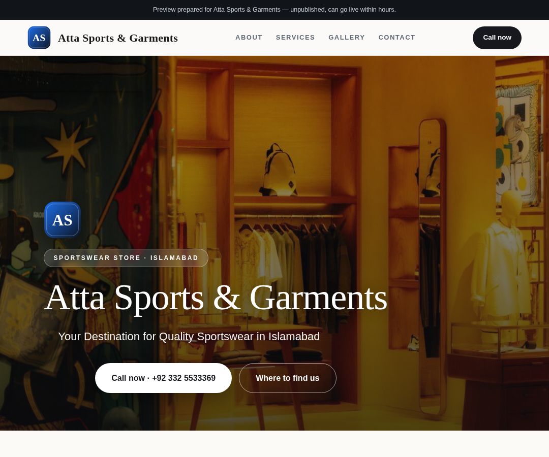 Atta Sports & Garments