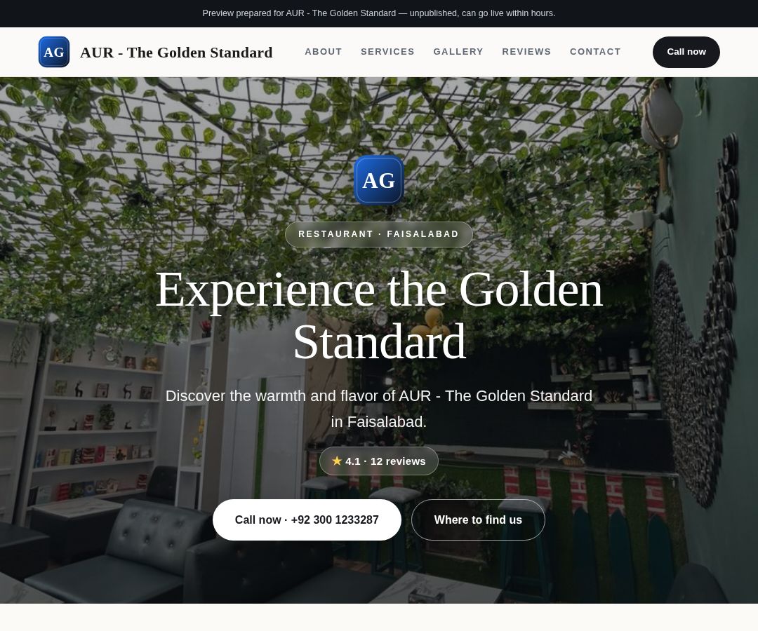 AUR - The Golden Standard