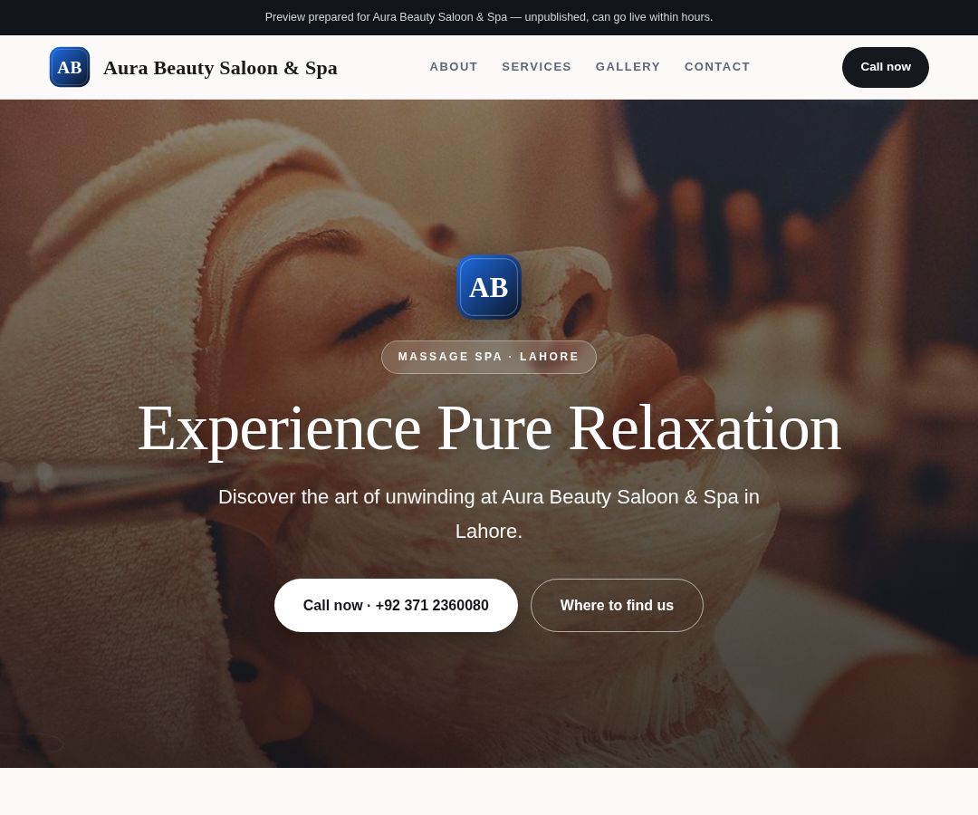 Aura Beauty Saloon & Spa