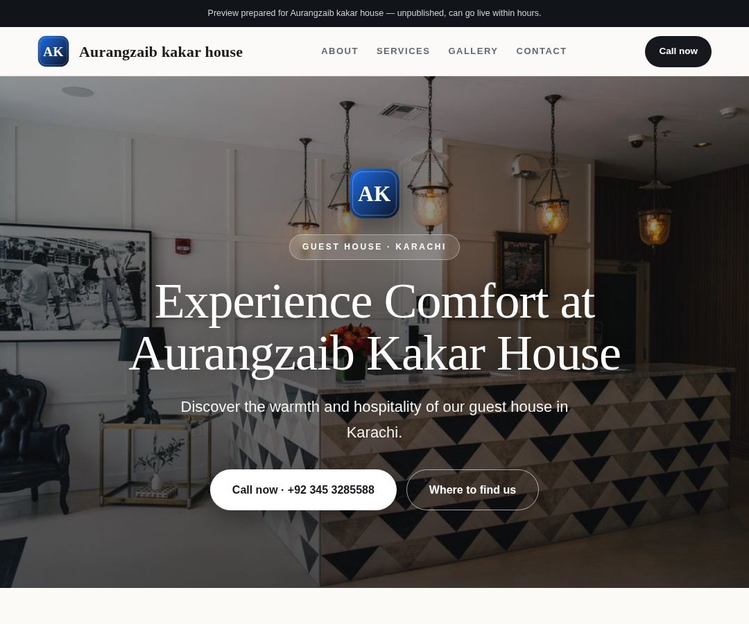 Aurangzaib kakar house