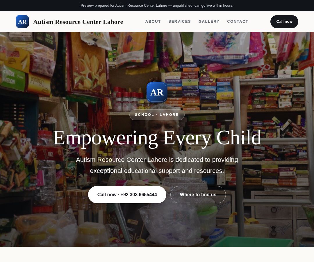 Autism Resource Center Lahore
