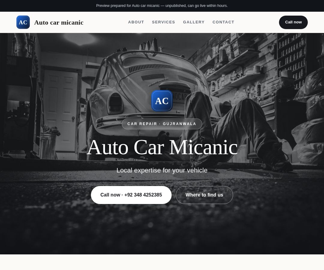 Auto car micanic