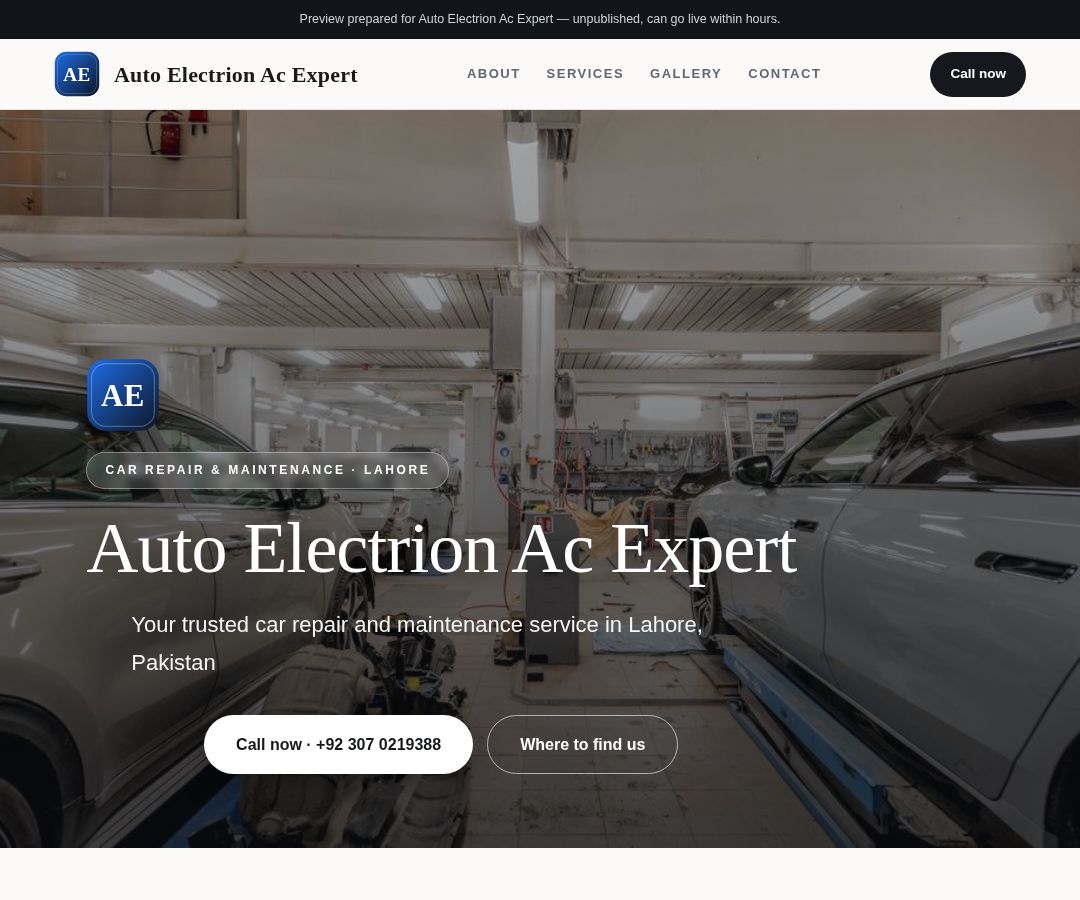 Auto Electrion Ac Expert