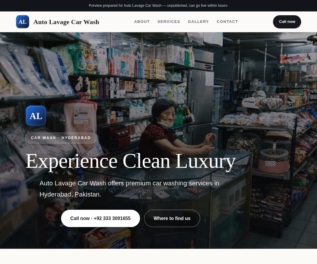 Auto Lavage Car Wash