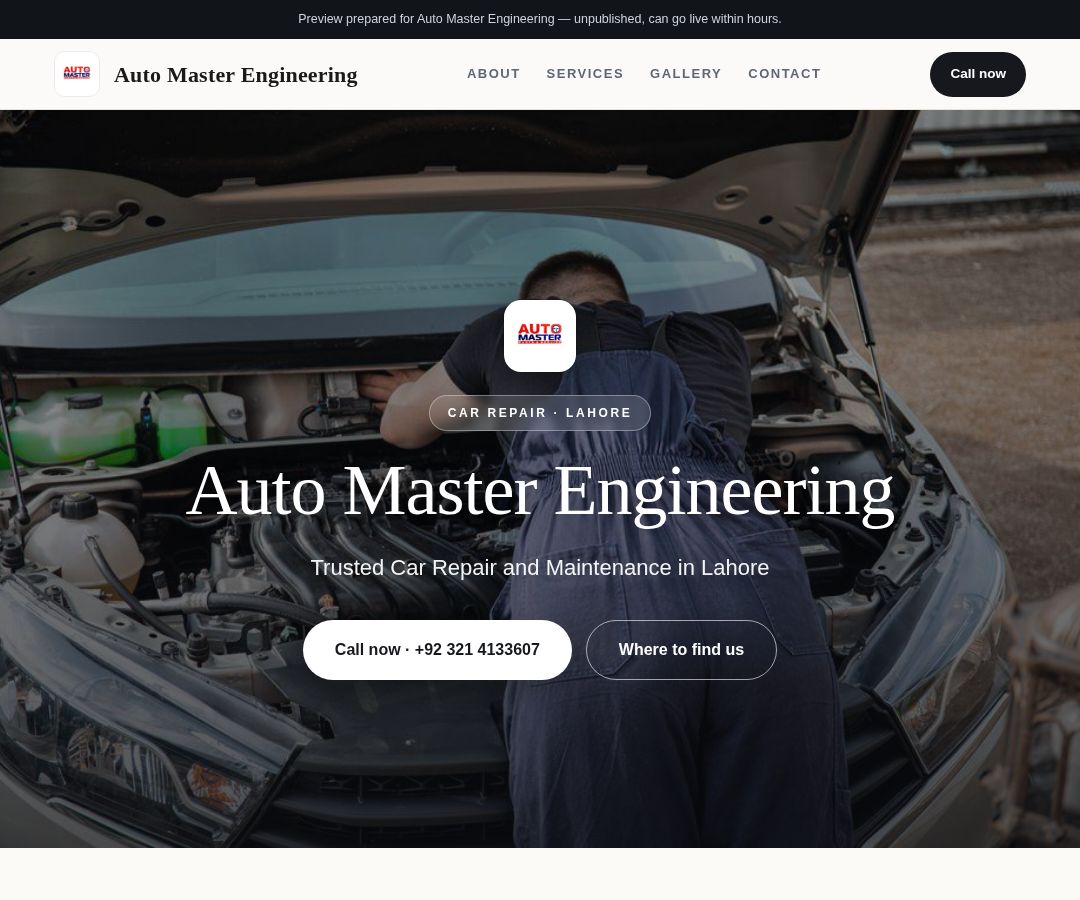 Auto Master Engineering
