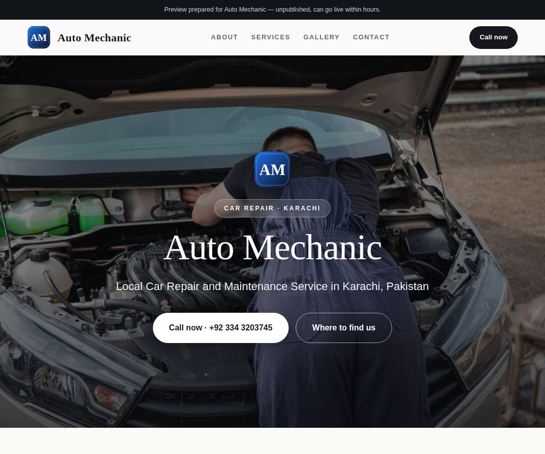 Auto Mechanic