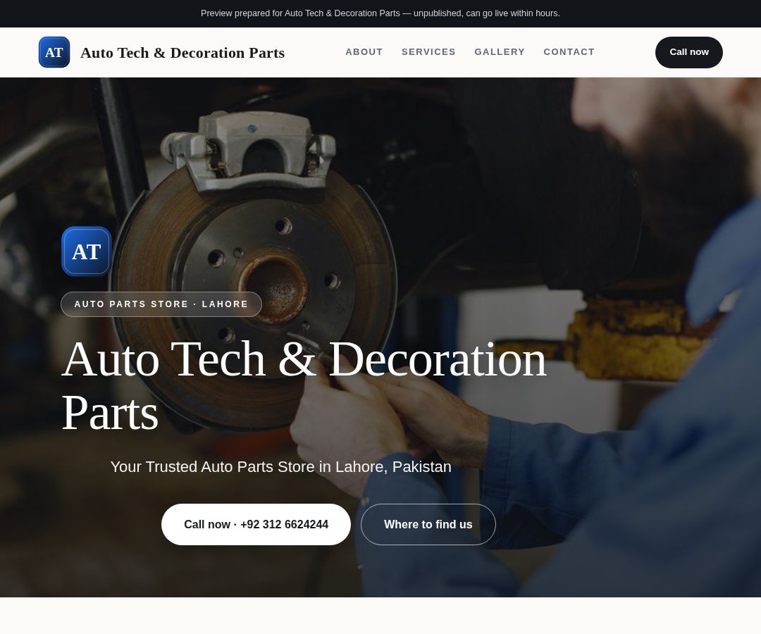 Auto Tech & Decoration Parts