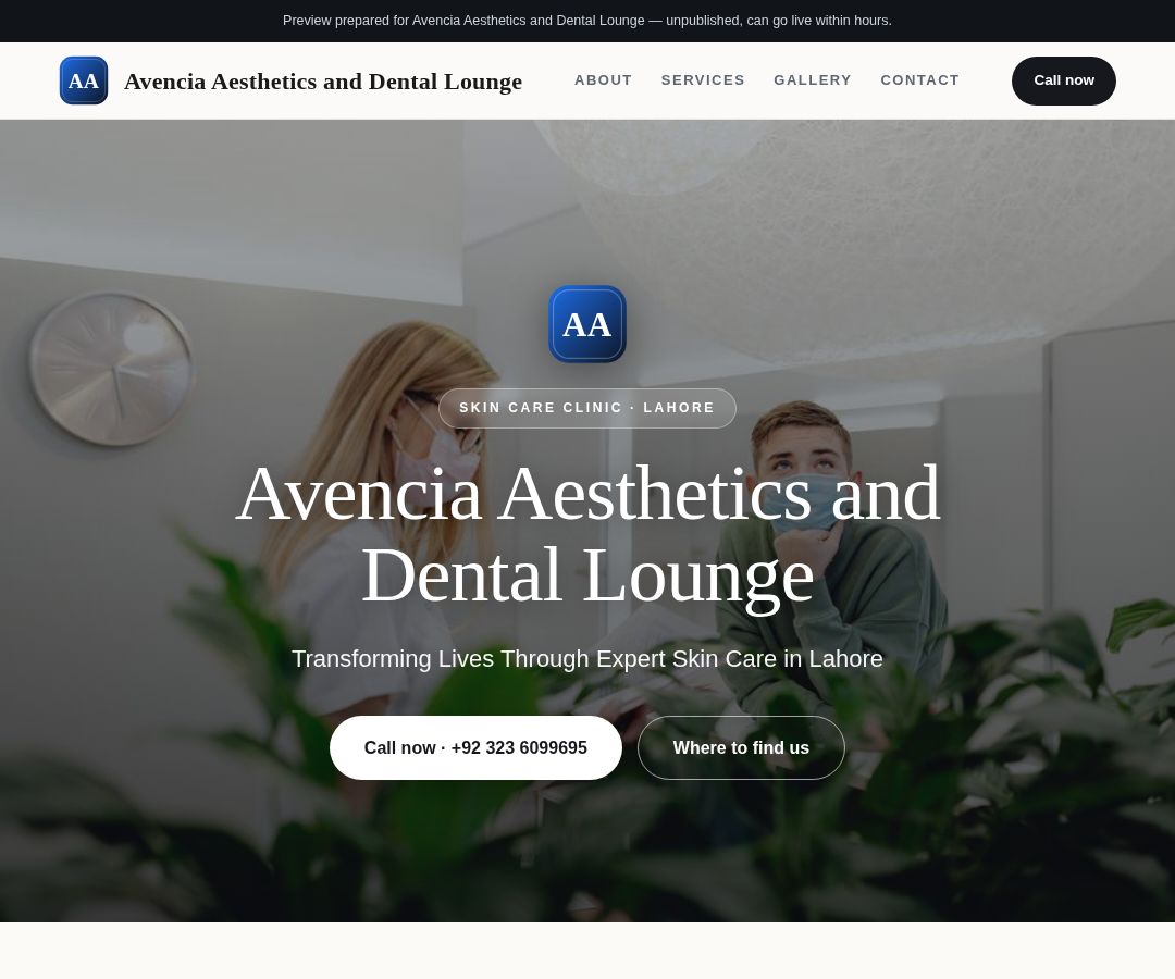 Avencia Aesthetics and Dental Lounge
