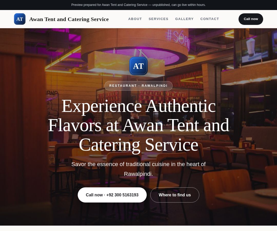Awan Tent and Catering Service