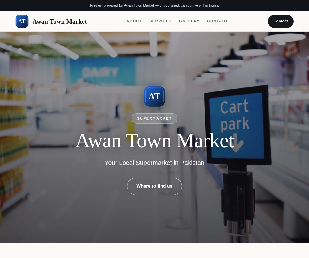 Awan Town Market