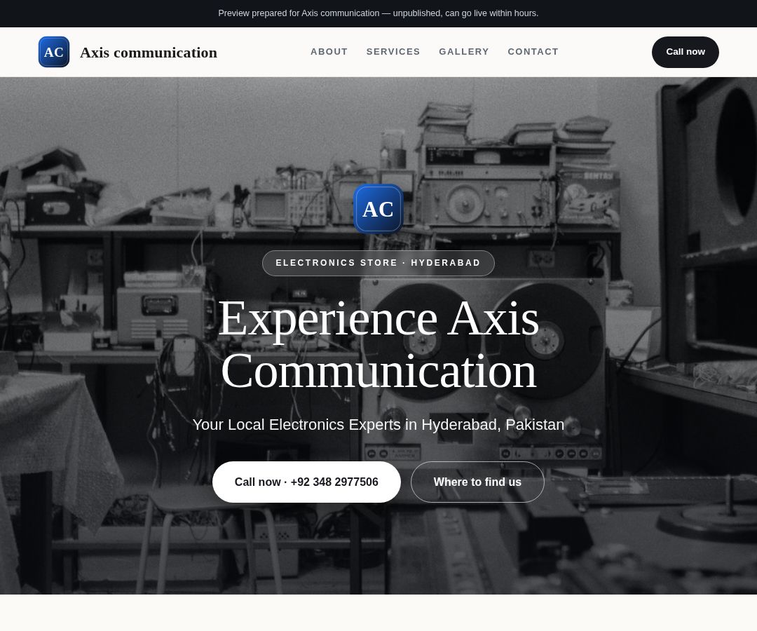 Axis communication