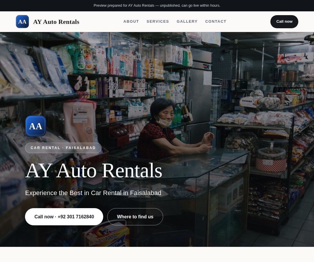 AY Auto Rentals