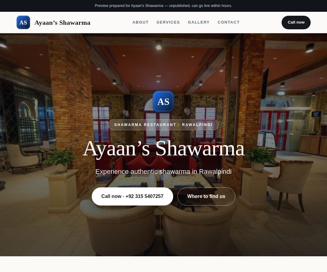 Ayaan’s Shawarma