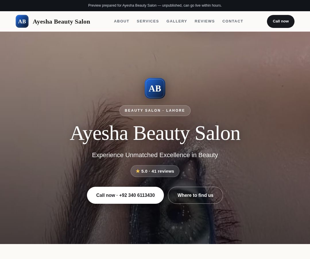 Ayesha Beauty Salon
