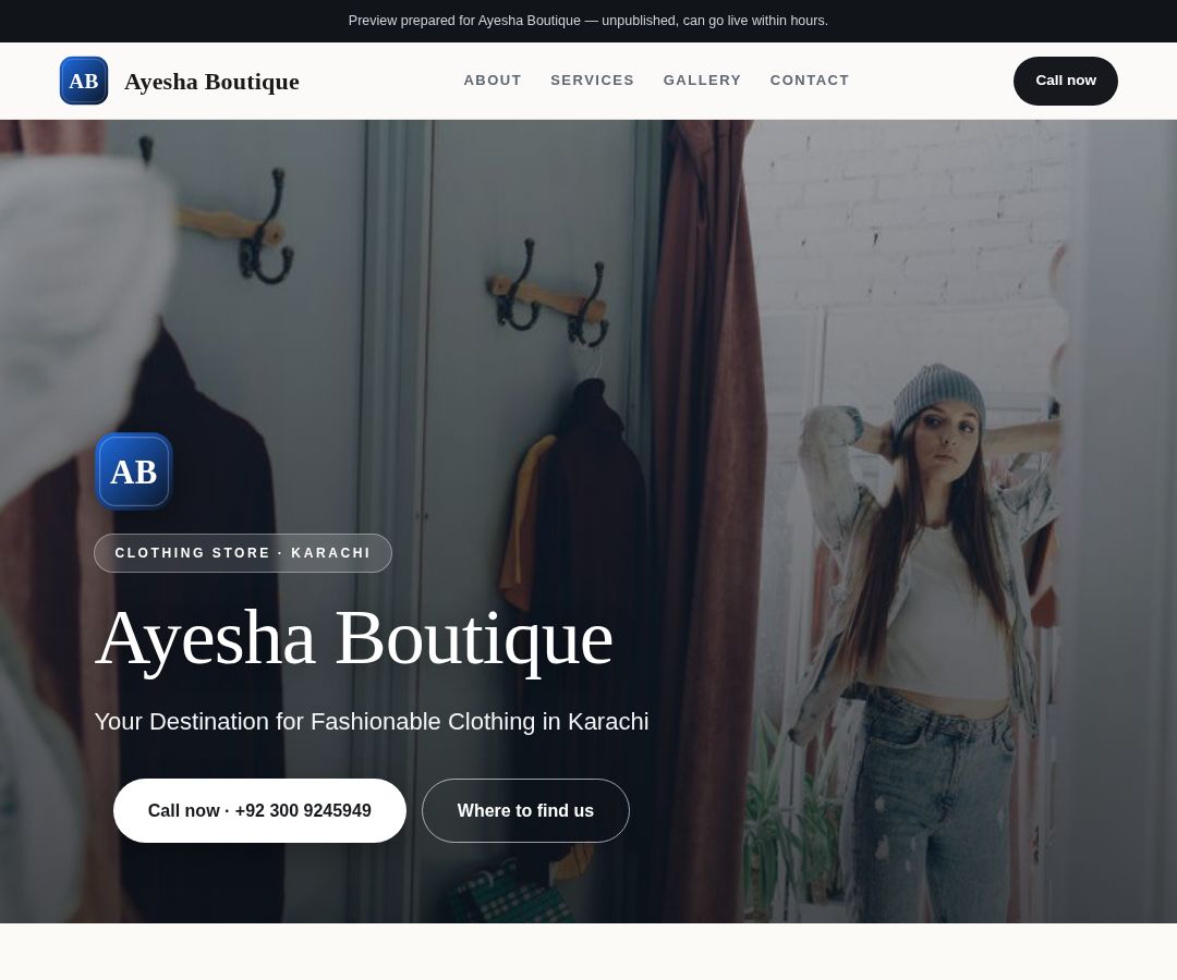 Ayesha Boutique