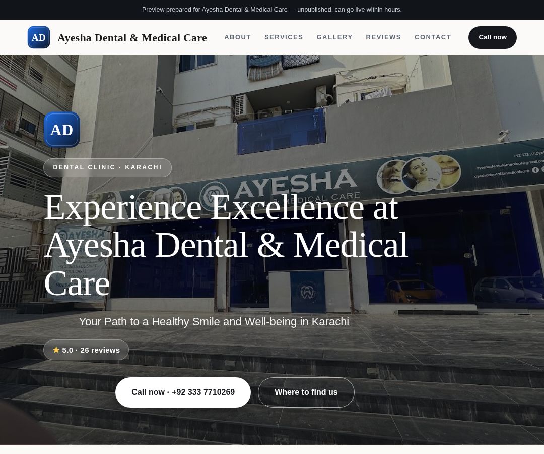 Ayesha Dental & Medical Care