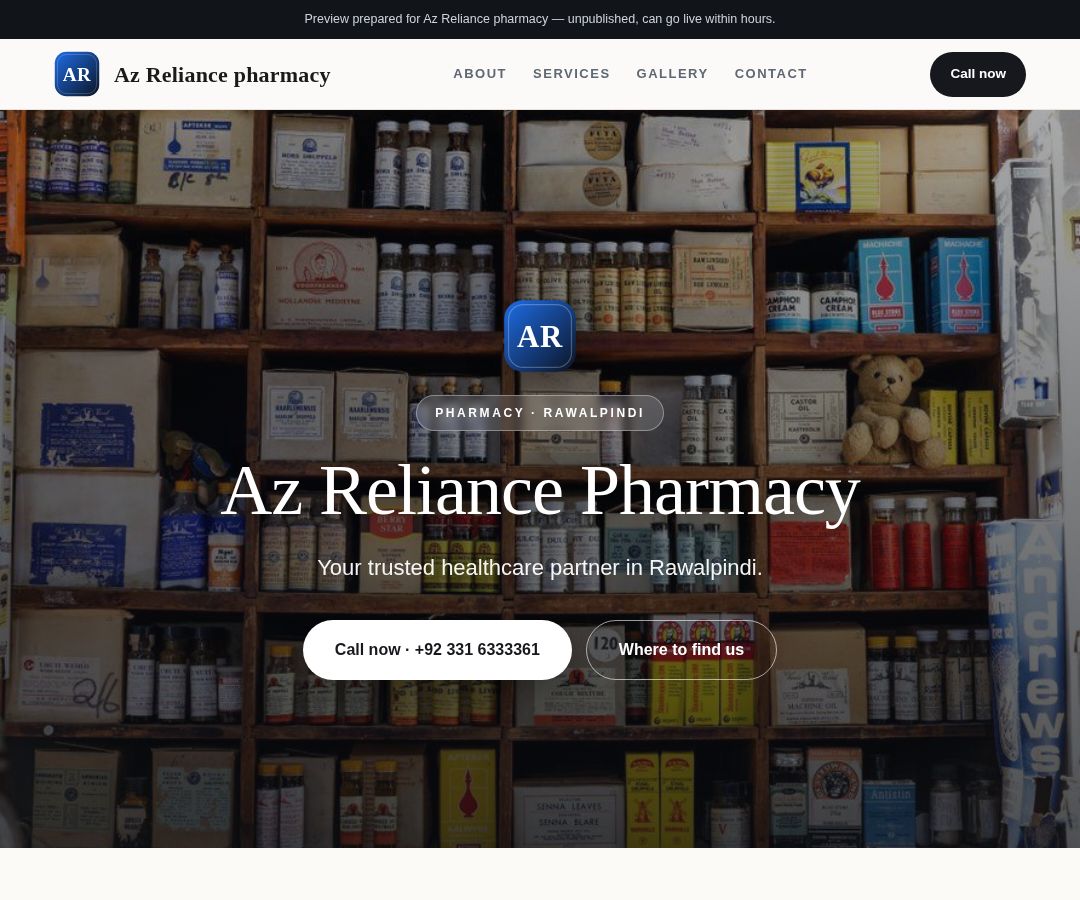 Az Reliance pharmacy