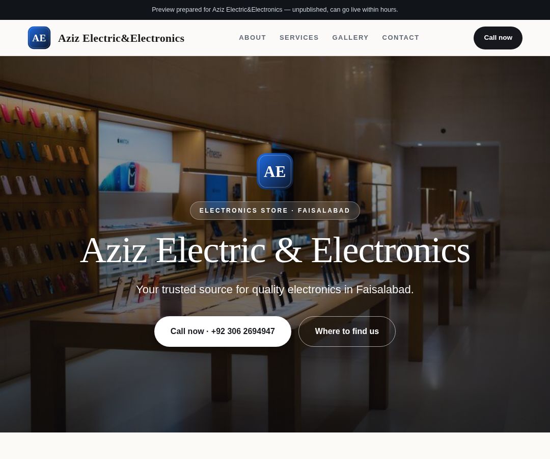 Aziz Electric&Electronics