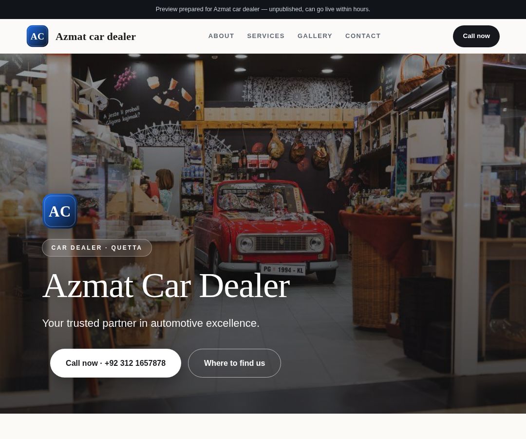 Azmat car dealer
