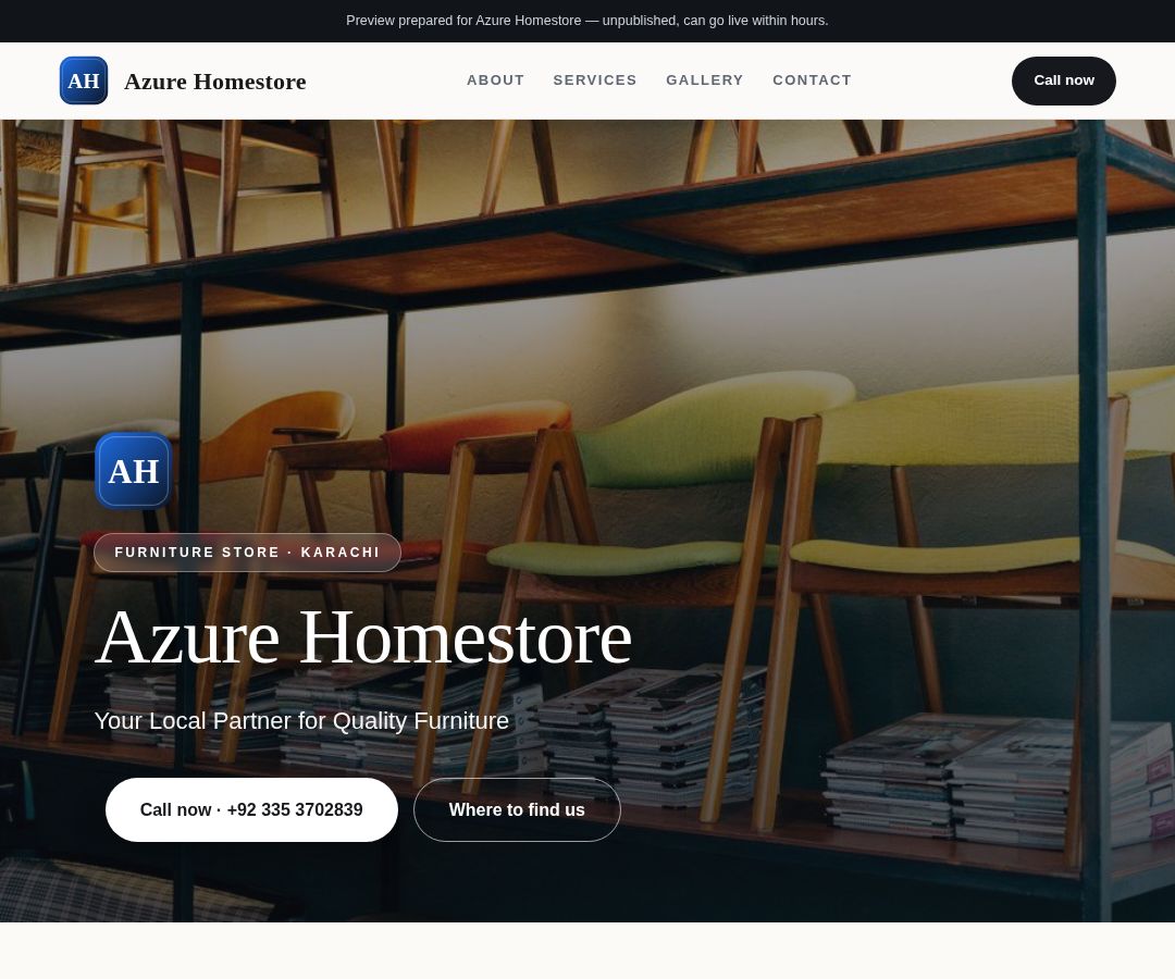 Azure Homestore