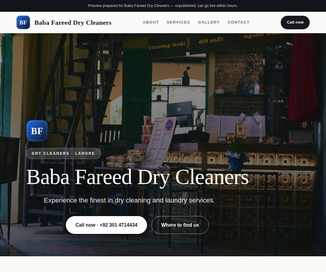 Baba Fareed Dry Cleaners