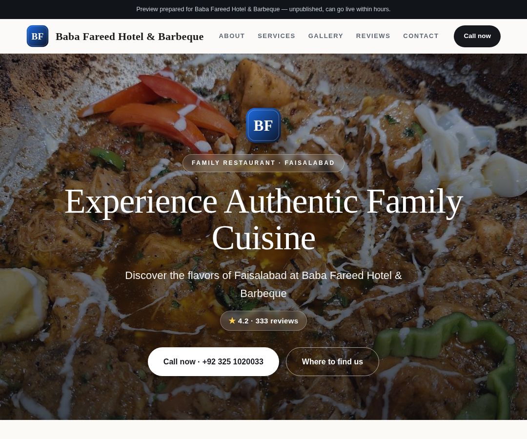 Baba Fareed Hotel & Barbeque