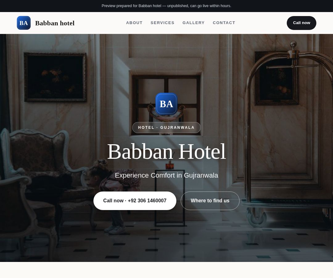 Babban hotel