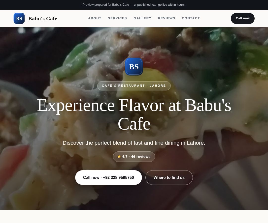 Babu's Cafe