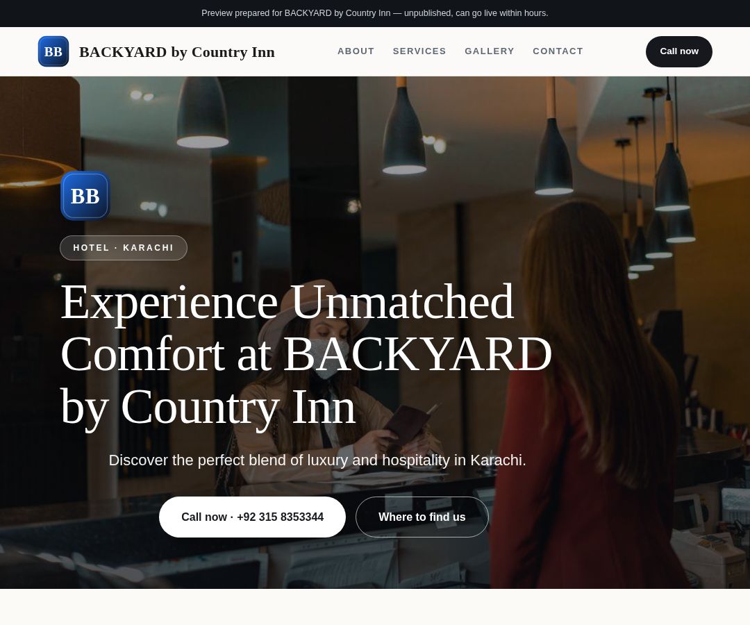 BACKYARD by Country Inn
