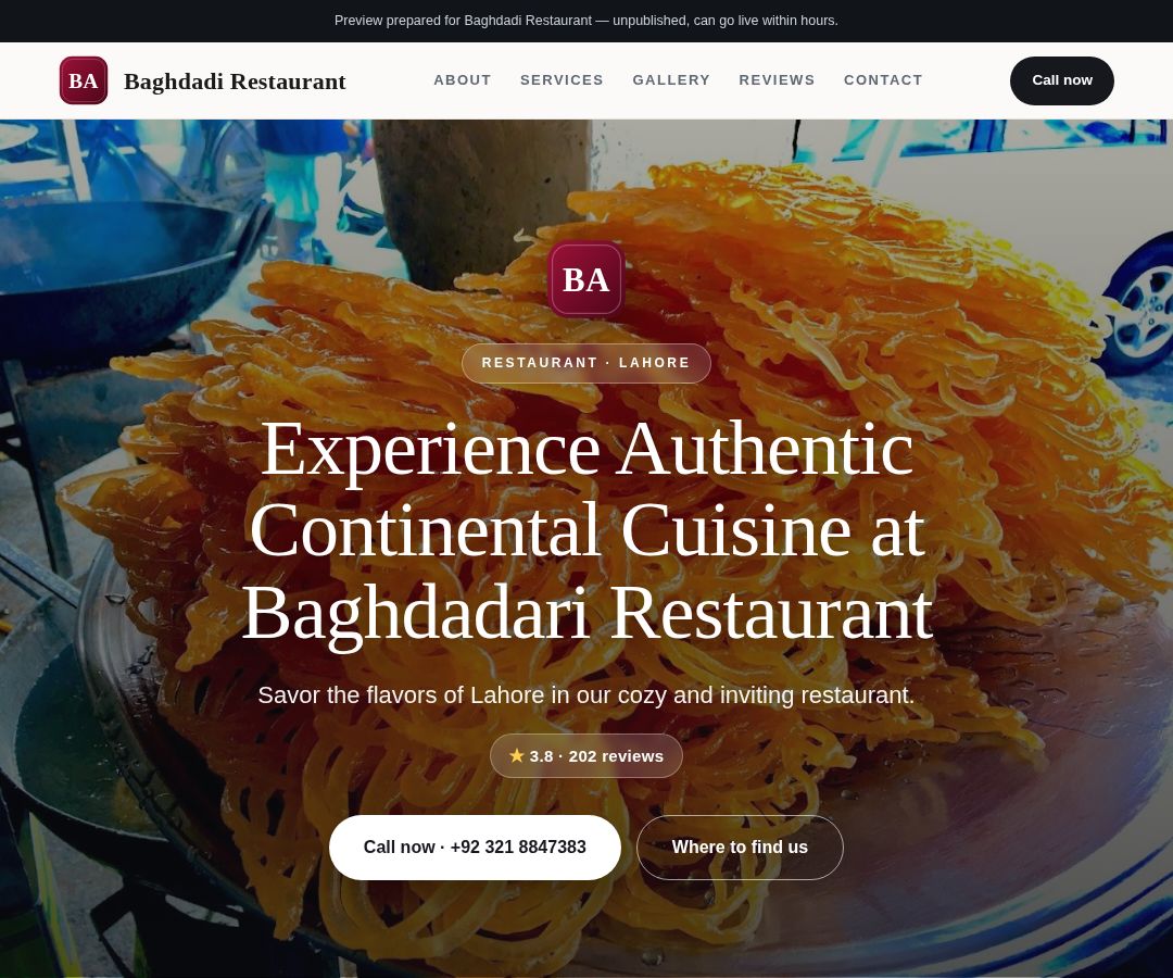 Baghdadi Restaurant